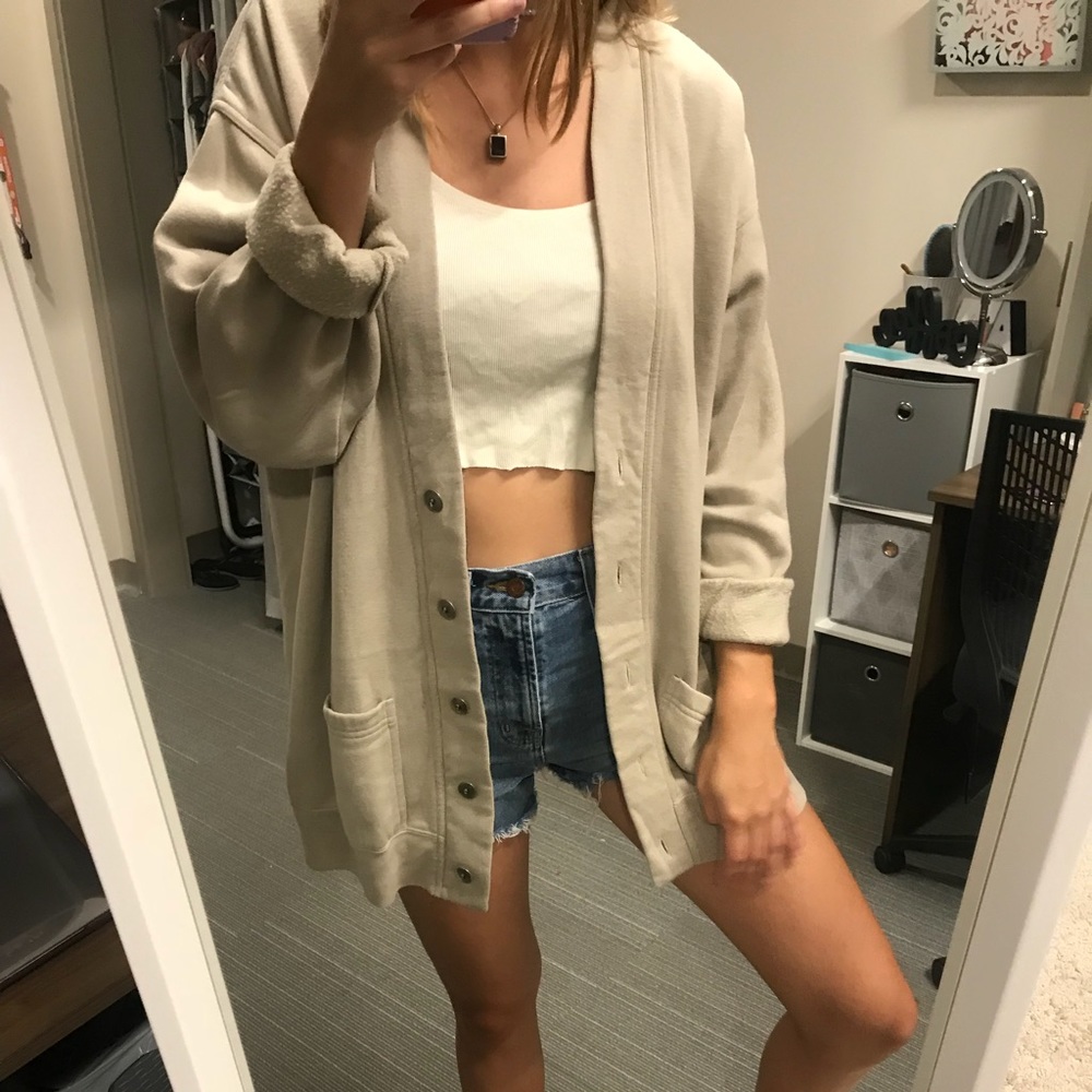 oversized, comfy cardigan